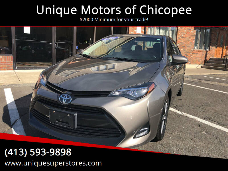 2017 Toyota Corolla for sale at Unique Motors of Chicopee in Chicopee MA