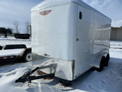 2023 H&H 7x14 Round Top Trailer #1456