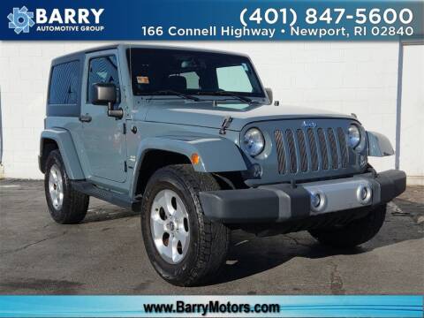 2014 Jeep Wrangler for sale at BARRYS Auto Group Inc in Newport RI