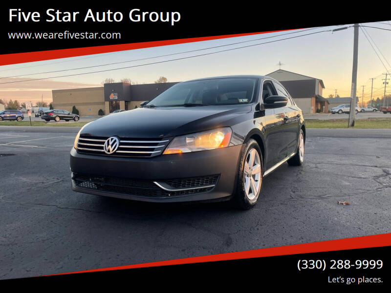 2013 Volkswagen Passat for sale at Five Star Auto Group in North Canton OH