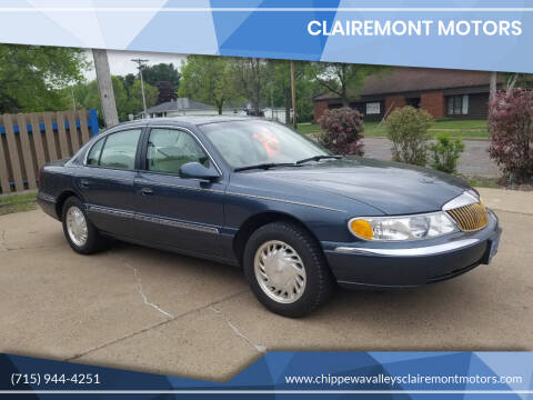 1998 Lincoln Continental for sale at Clairemont Motors in Eau Claire WI