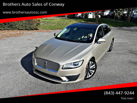 2017 Lincoln MKZ for sale at Brothers Auto Sales of Conway in Conway SC