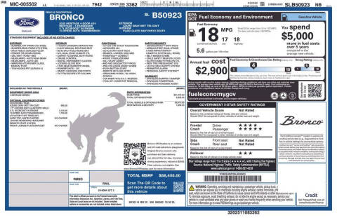 2025 Ford Bronco Heritage Edition