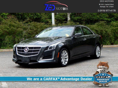 2014 Cadillac CTS for sale at Zed Motors in Raleigh NC