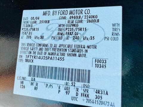 2005 Ford Ranger XLT