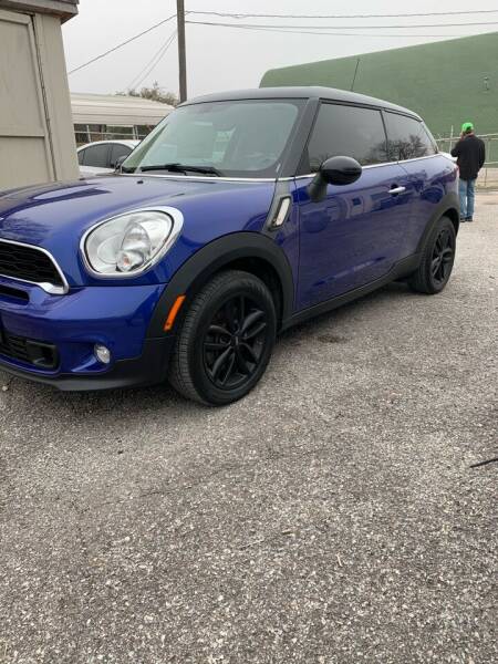 2013 MINI Paceman for sale at BARROW MOTORS in Caddo Mills TX
