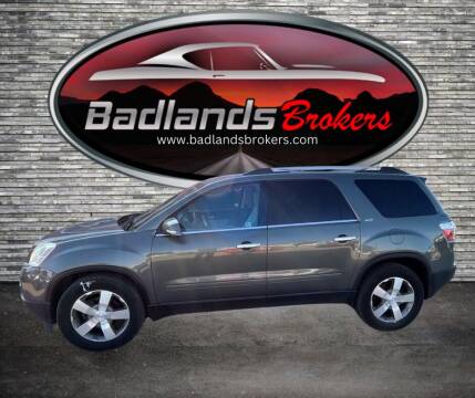 2011 GMC Acadia for sale at Badlands Brokers in Rapid City SD
