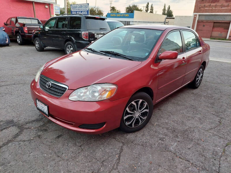 2006 Toyota Corolla for sale at Clean Cars Cali in Pasadena CA