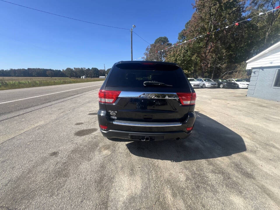 2012 Jeep Grand Cherokee for sale at EAST CAROLINA AUTO GROUP LLC in Wilson, NC