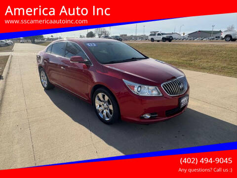 2013 Buick LaCrosse for sale at America Auto Inc in South Sioux City NE