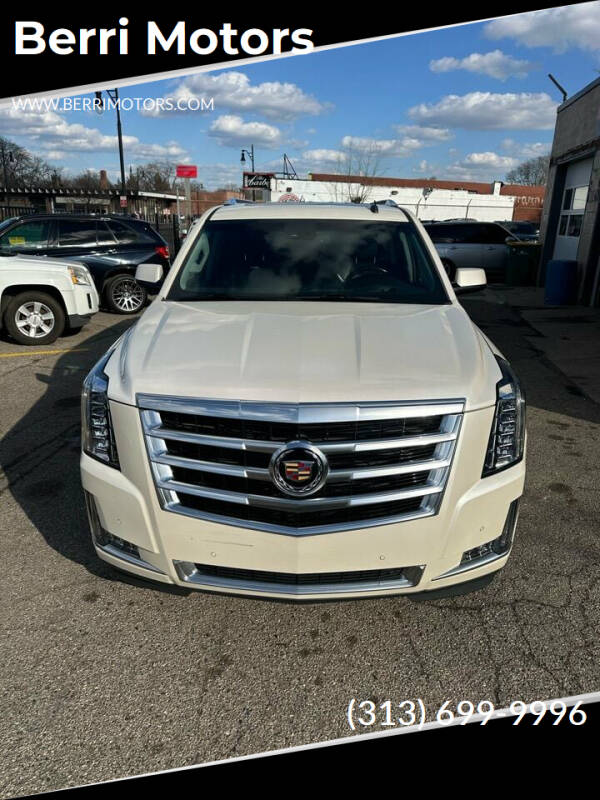 2015 Cadillac Escalade ESV for sale at Berri Motors in Detroit MI