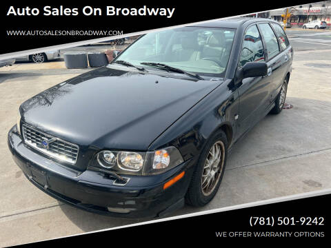 2004 Volvo V40 for sale at Auto Sales on Broadway in Norwood MA
