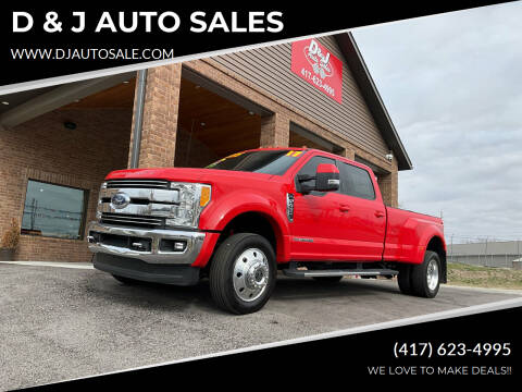 2017 Ford F-450 Super Duty for sale at D & J AUTO SALES in Joplin MO