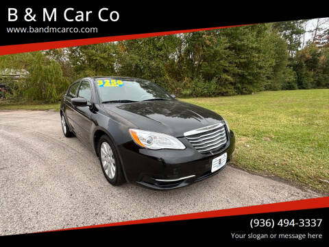 2013 Chrysler 200 for sale at B & M Car Co in Conroe TX