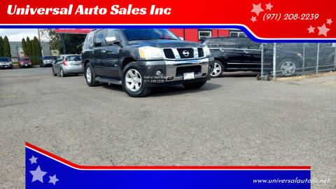 2006 Nissan Armada for sale at Universal Auto Sales Inc in Salem OR