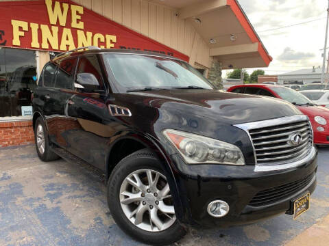 2012 Infiniti QX56 for sale at Caspian Auto Sales in Oklahoma City OK