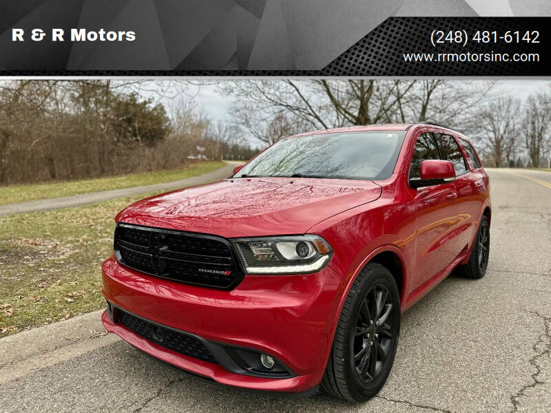 2017 Dodge Durango for sale at R & R Motors in Waterford MI