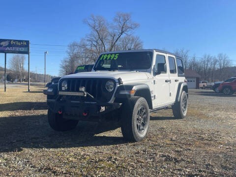 2018 Jeep Wrangler Unlimited for sale at Brush & Palette Auto in Candor NY