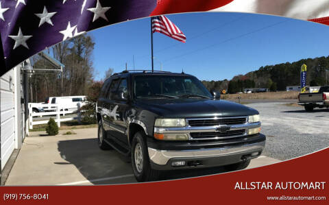 2004 Chevrolet Tahoe for sale at Allstar Automart in Benson NC