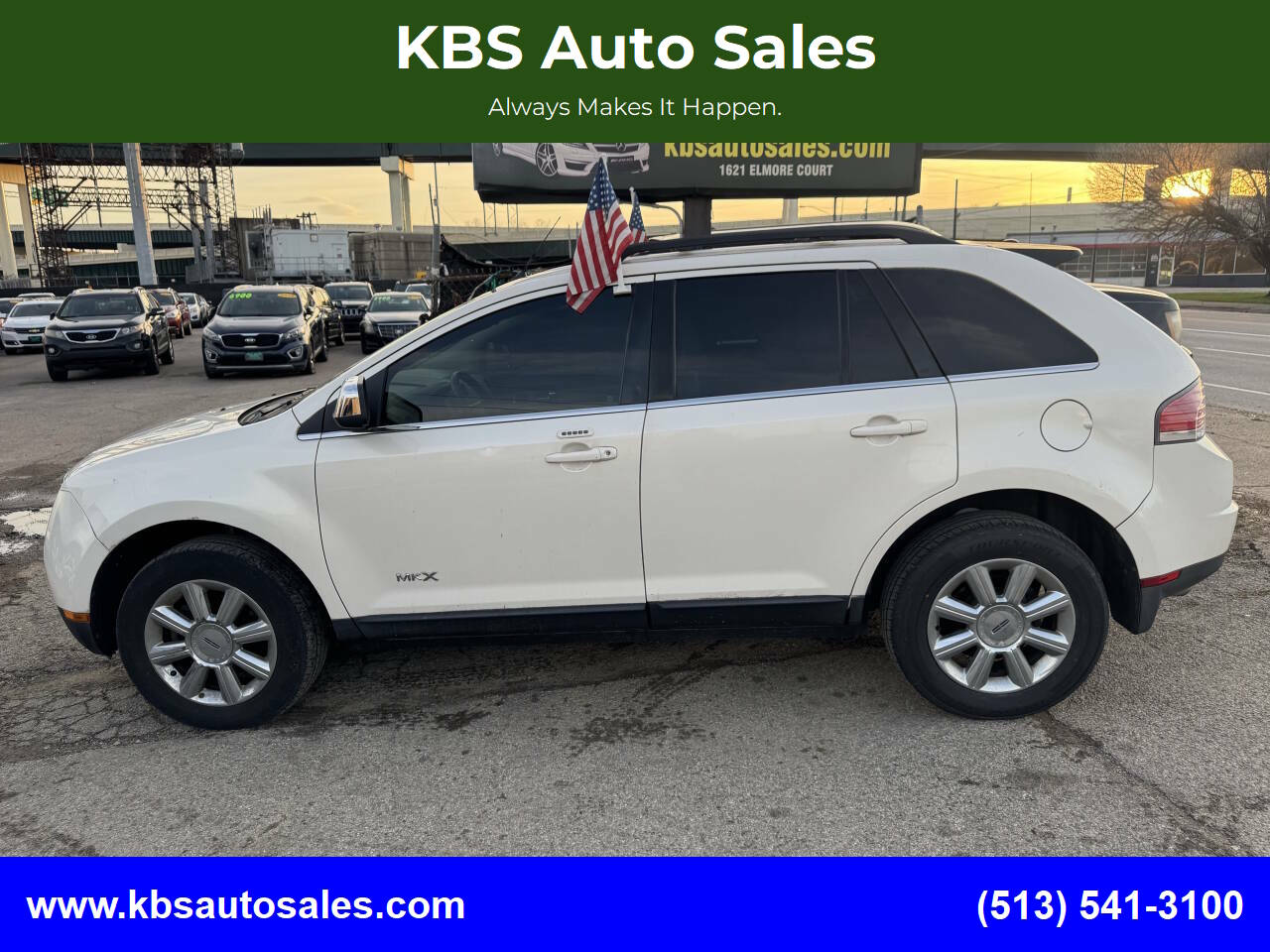 Off white 2007 Lincoln MKX Base AWD 4dr SUV 1