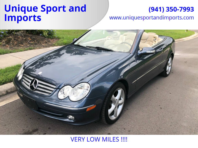 2005 Mercedes-Benz CLK for sale at Unique Sport and Imports in Sarasota FL