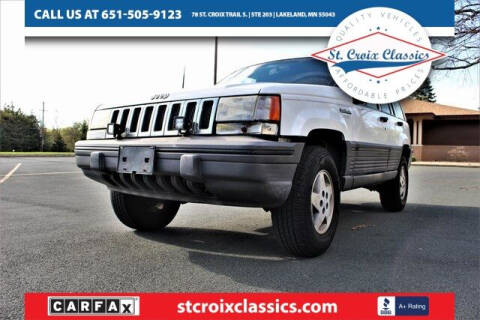 1995 Jeep Grand Cherokee for sale at St. Croix Classics in Lakeland MN