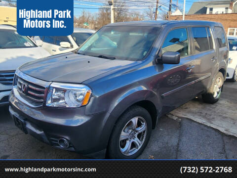2012 Honda Pilot for sale at Highland Park Motors Inc. in Highland Park NJ