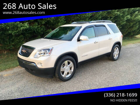 2008 GMC Acadia for sale at 268 Auto Sales in Dobson NC