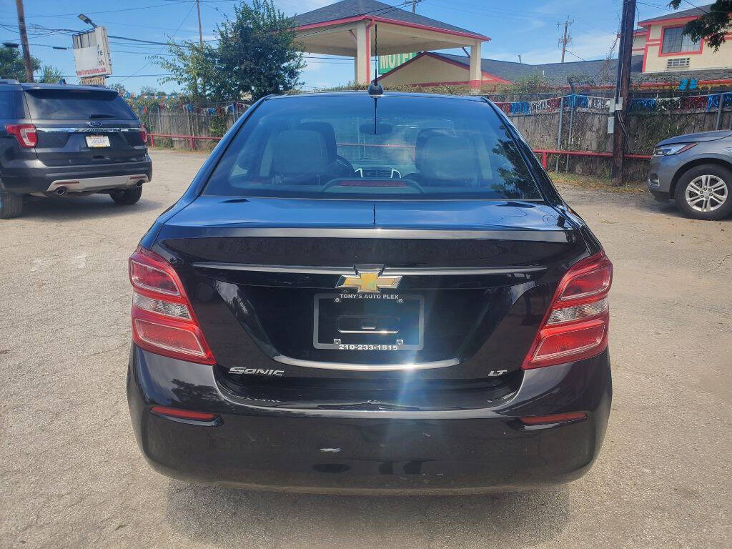 Used Car 2019 Chevrolet Sonic  Sedan 4 Dr. Lt Auto 4dr Sedan Front Wheel Drive For Sale Under $10,000 In San Antonio, Texas