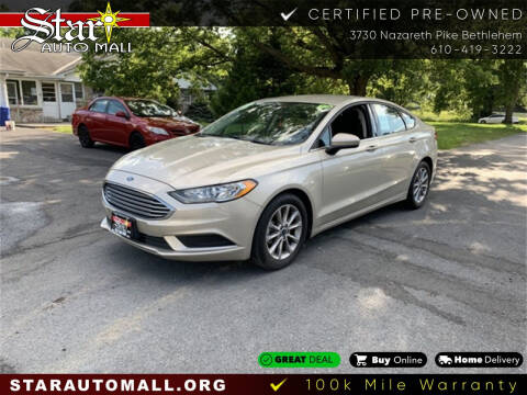 2017 Ford Fusion for sale at Star Auto Mall in Bethlehem PA