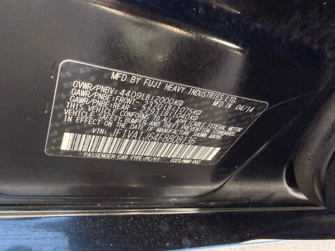 2015 Subaru WRX Limited