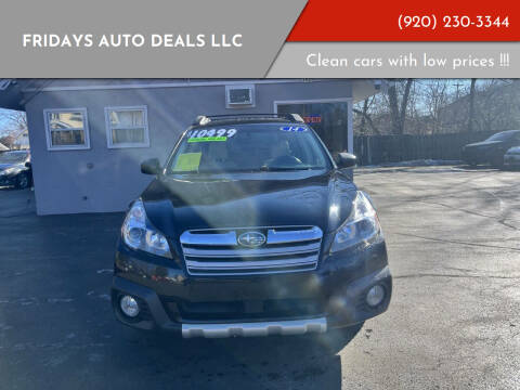 2014 Subaru Outback for sale at Fridays Auto Deals LLC in Oshkosh WI