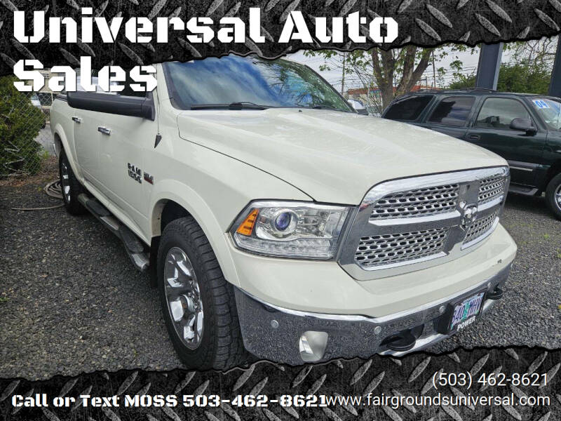 Used 2017 RAM Ram 1500 Pickup Laramie with VIN 1C6RR7NT0HS721421 for sale in Salem, OR