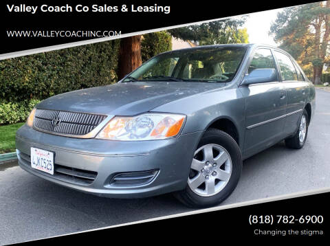 2000 Toyota Avalon for sale at Valley Coach Co Sales & Leasing in Van Nuys CA