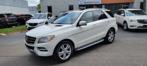 2012 Mercedes-Benz M-Class for sale at AUTOBOTS FLORIDA in Pompano Beach FL