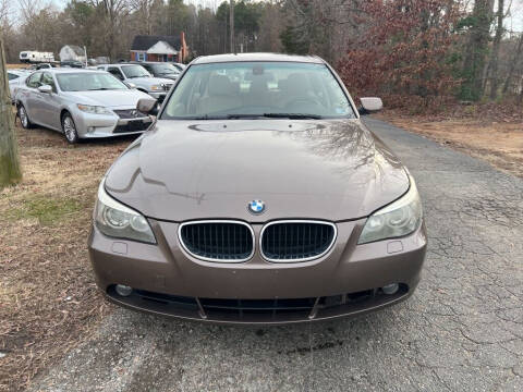 2005 BMW 5 Series for sale at MEEK MOTORS in Powhatan VA