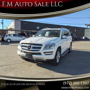 2014 Mercedes-Benz GL-Class for sale at F.M Auto Sale LLC in Dallas TX