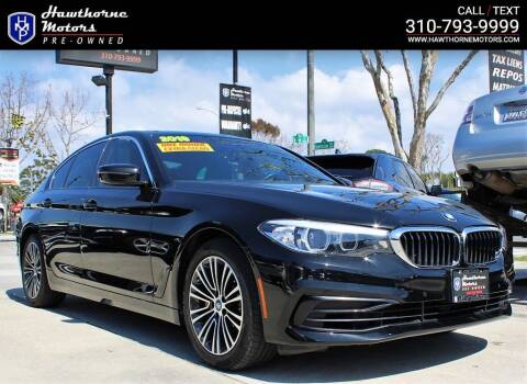 2019 BMW 5 Series for sale at Hawthorne Motors Pre-Owned in Lawndale CA