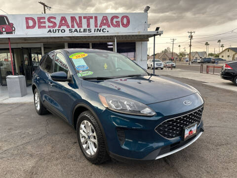 2020 Ford Escape for sale at DESANTIAGO AUTO SALES in Yuma AZ