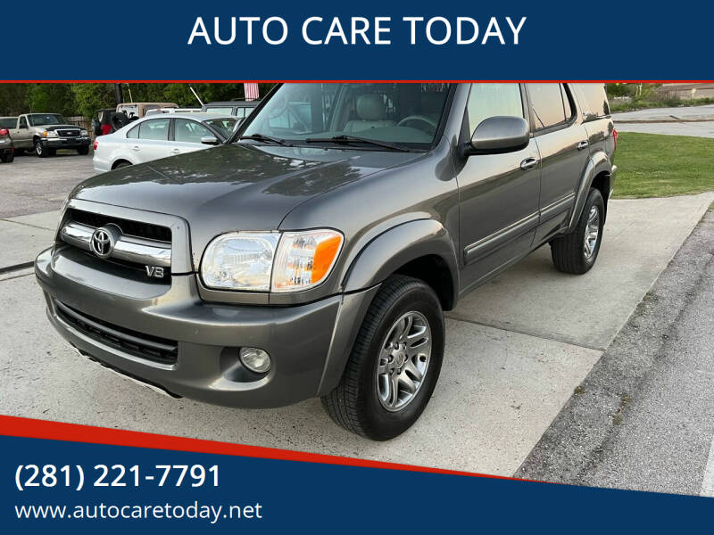 2006 Toyota Sequoia for sale at AUTO CARE TODAY in Spring TX