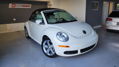 2007 Volkswagen New Beetle Convertible for sale at S-Line Motors in Pompano Beach FL