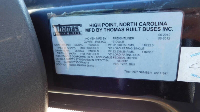 2013 Freightliner B2 Chassis