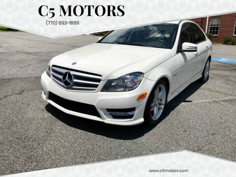 2012 Mercedes-Benz C-Class for sale at C5 Motors in Marietta GA