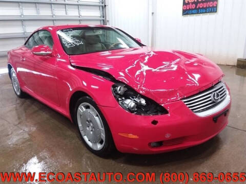 2002 Lexus SC 430 for sale at East Coast Auto Source Inc. in Bedford VA