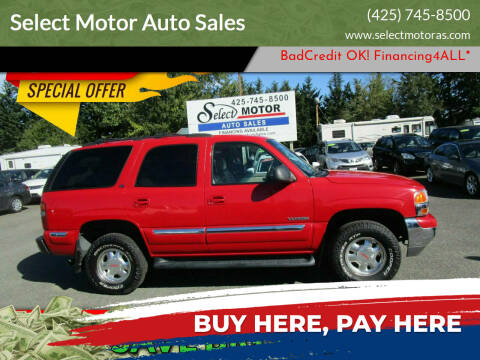 2001 GMC Yukon for sale at Select Motor Auto Sales in Lynnwood WA