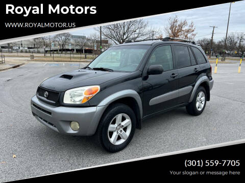 2005 Toyota RAV4 for sale at Royal Motors in Hyattsville MD