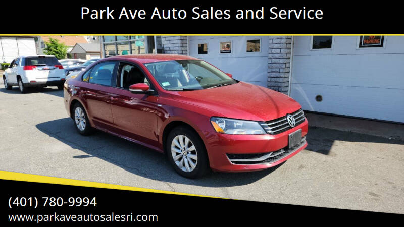 2015 Volkswagen Passat for sale at Park Ave Auto Sales and Service in Cranston RI