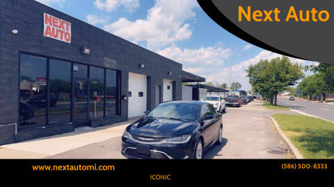 2016 Chrysler 200 for sale at Next Auto in Mount Clemens MI