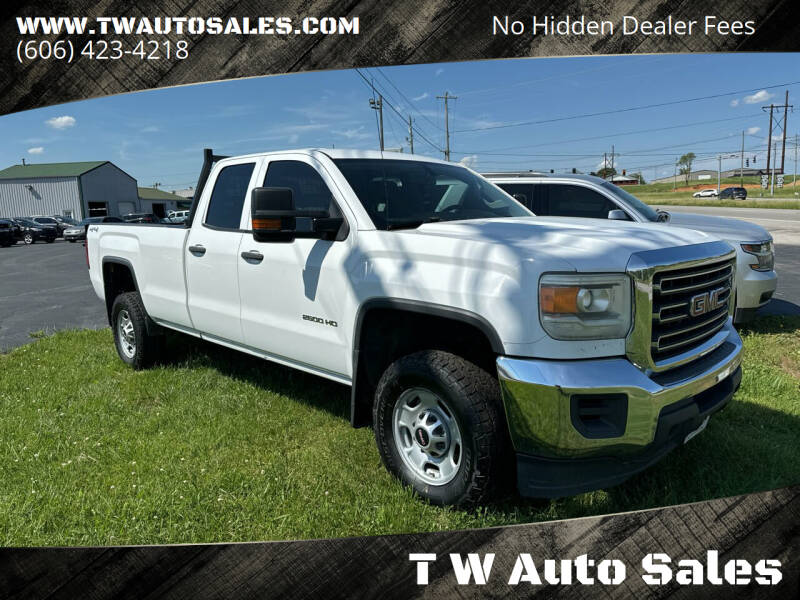 2015 GMC Sierra 2500HD for sale at T W Auto Sales in Science Hill KY