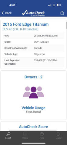 2015 Ford Edge Titanium